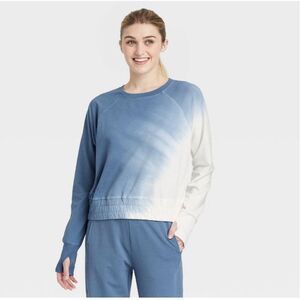 Women's French Terry Tie-Dye Pullover - JoyLab™ XL